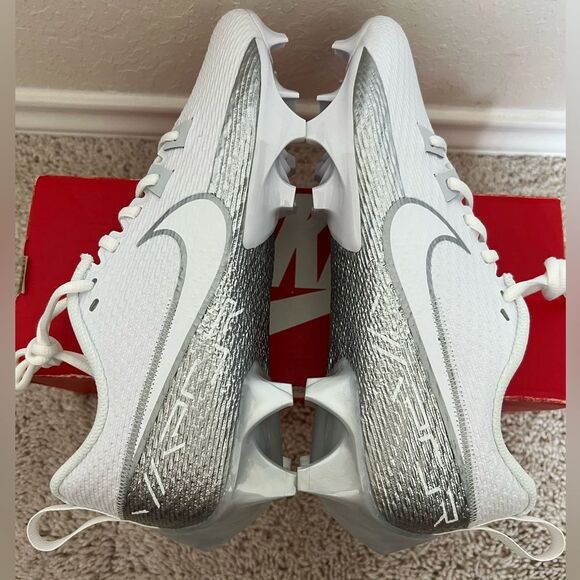 Nike Vapor Edge Speed 360 2 White Football Cleats - Picture 7 of 9